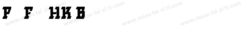 PingFang HK Blod字体转换
